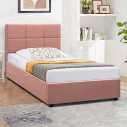 Kingston Semi-double Storage Space for Mattress 120x200cm Pink