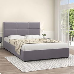 Kingston Queen Storage Space for Mattress 160x200cm Gray