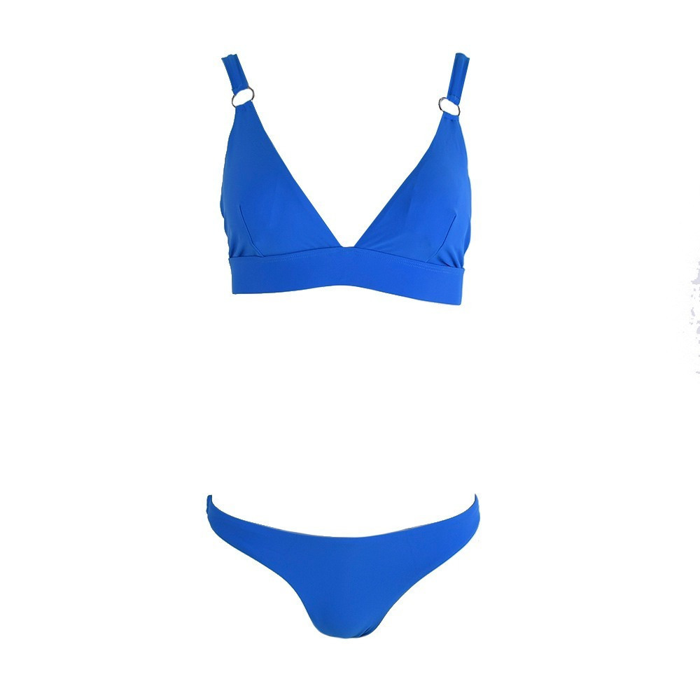 Famous Shoes Set Bikini Τριγωνάκι Μπλε CP202106 BLUE Skroutz gr