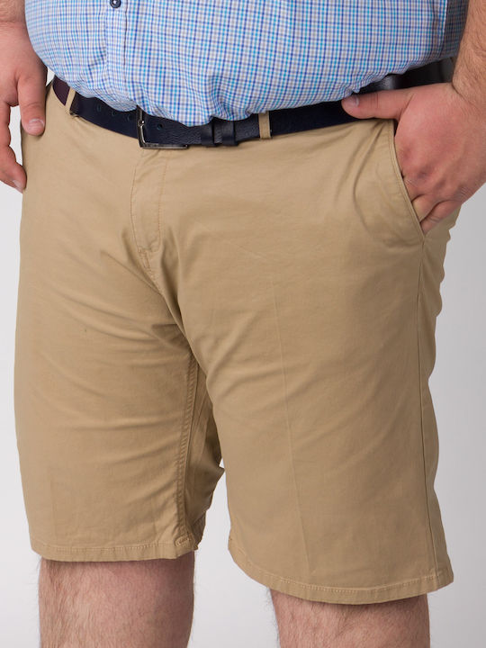 Double Pantaloni scurți bărbați Chino Bej
