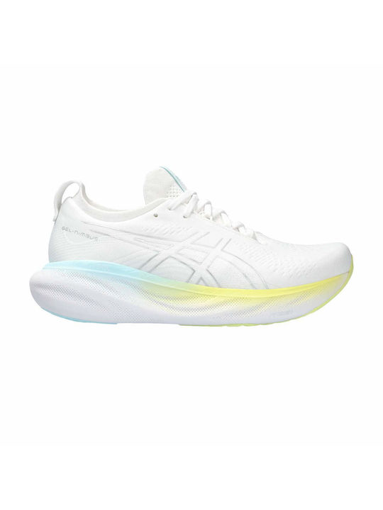 ASICS Gel Nimbus 25 Women's Running Sport Shoes White