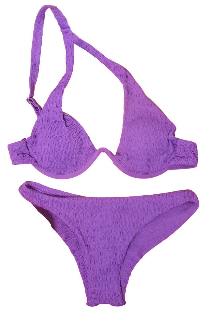 Ligglo Set Bikini Τριγωνάκι Ψηλόμεσο Μωβ 22 1713 Skroutz gr
