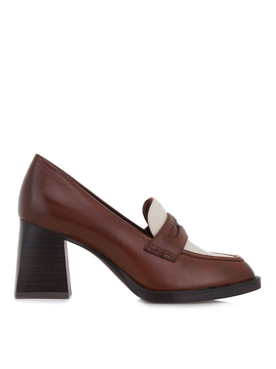 Tamaris Synthetic Leather Tabac Brown Heels