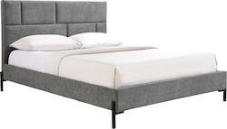 Sintesis Doppelbett für Matratze 160x200cm Grau