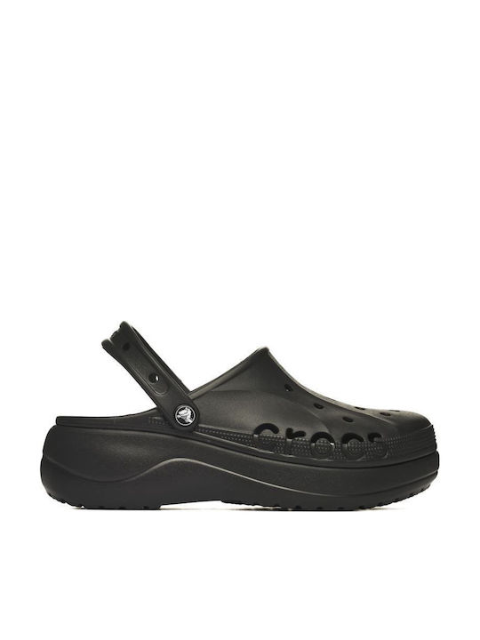 Crocs Baya Γυναικεία Σαμπό Μαύρα