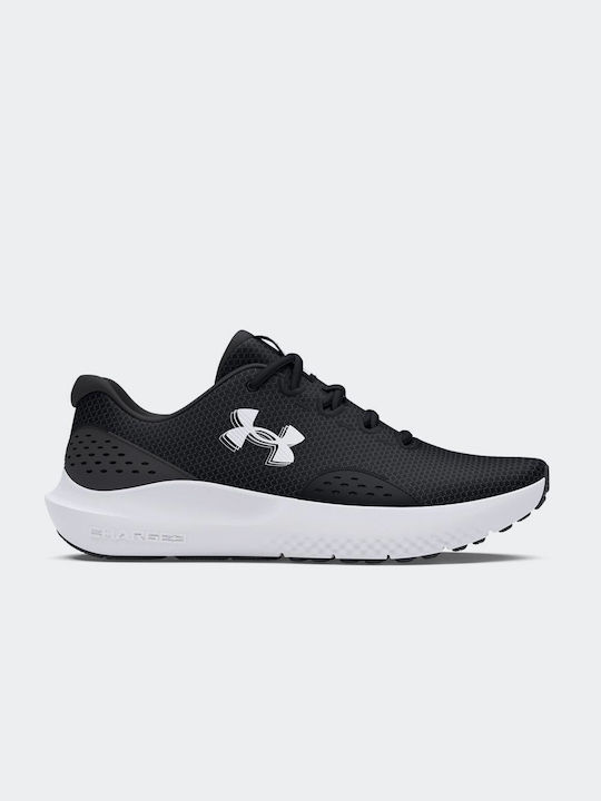 Under Armour Charged Surge 4 Ανδρικά Αθλητικά Παπούτσια Running Μαύρα