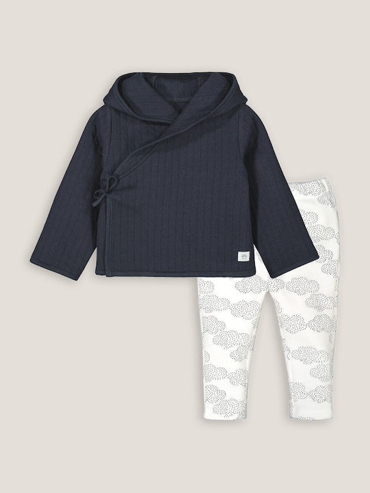 La Redoute Set de haine pentru copii cu pantaloni Magazin online de iarnă 2buc Albastru marin
