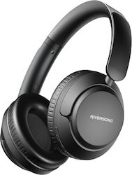 Riversong Rhythm M6 Ασύρματα Bluetooth Over Ear Ακουστικά με 25 ώρες Λειτουργίας Μαύρα