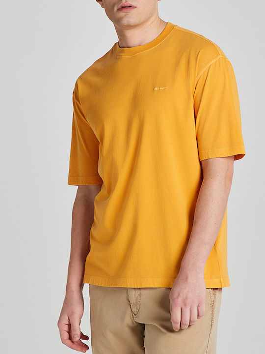 Gant Sunfaded Bluza pentru bărbați cu mâneci scurte Orange