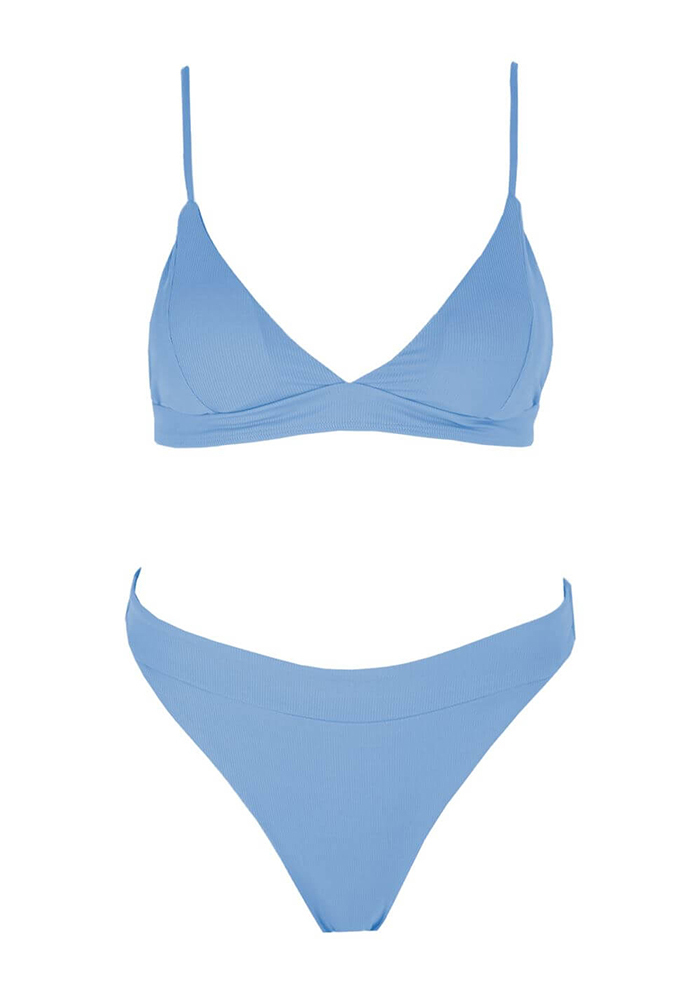 Comfort Set Bikini Τριγωνάκι Ψηλόμεσο Γαλάζιο 32 30740 Skroutz gr