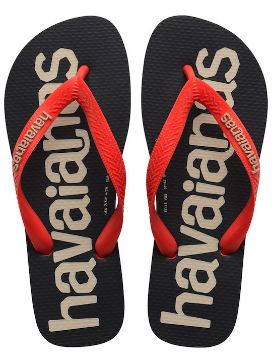 Havaianas Top Logomania Мъжки плажни обувки Червени