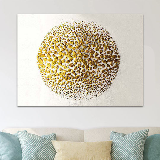 Megapap Golden Circle Πίνακας σε Καμβά 100x70cm