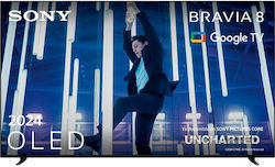 Sony Smart Τηλεόραση 55" 4K UHD OLED Bravia 8 XR80PAEP HDR (2024) K55XR80PAEP
