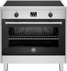 La Germania Free-standing with Induction Hobs Inox AMN96 4I E X E