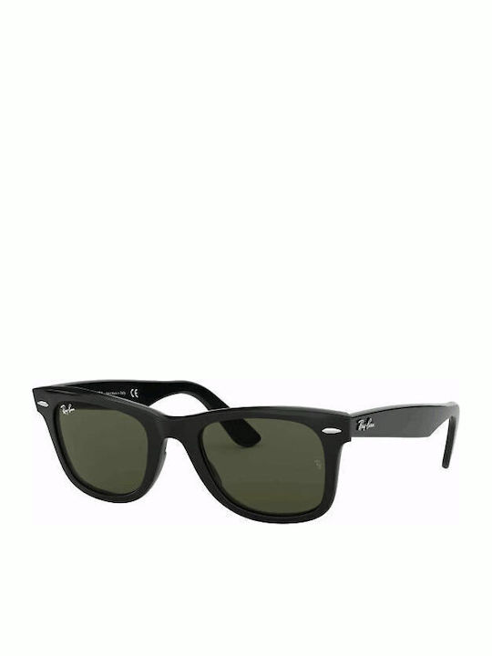 Ray Ban Wayfarer Γυαλιά Ηλίου Μαύρα με Κοκκάλινο Σκελετό