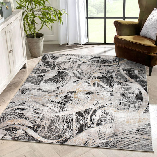 Saray Home Springs Комплект Килими За Спалня Ивуар-Сив Тъмен SPG05 SET 3 Бройки