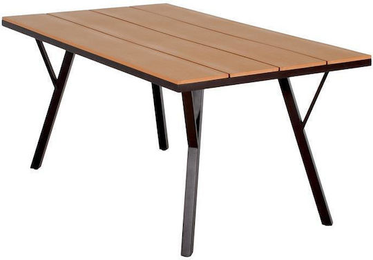 Table Fl6514 Free Standing 160x91x72cm Brown