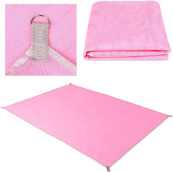 Beach Mat Sand Repellent Pink 200 X 200cm 0340 Oem