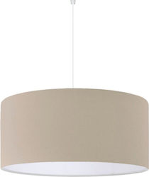 Pakketo PWL-1091 Κρεμαστό Φωτιστικό Μπεζ 38x38x21εκ.