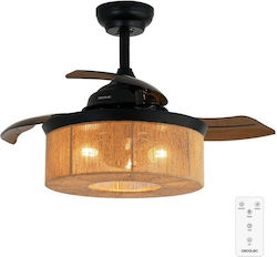 Cecotec EnergySilence Aero 3600 Invisible 92cm με Φως Μπεζ / Μαύρος