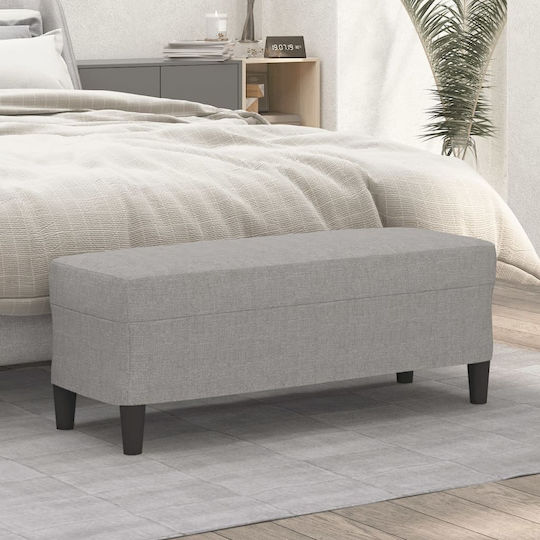 Столче За Пейка Светлосив 100x35x41см
