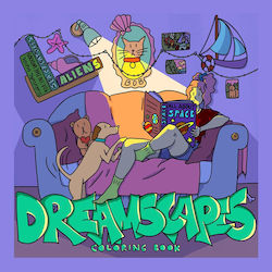 Βιβλίo Ζωγραφικής Anti-Stress Dreamscapes