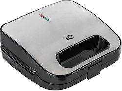 IQ ST-613 750W for 2 Sandwiches Inox