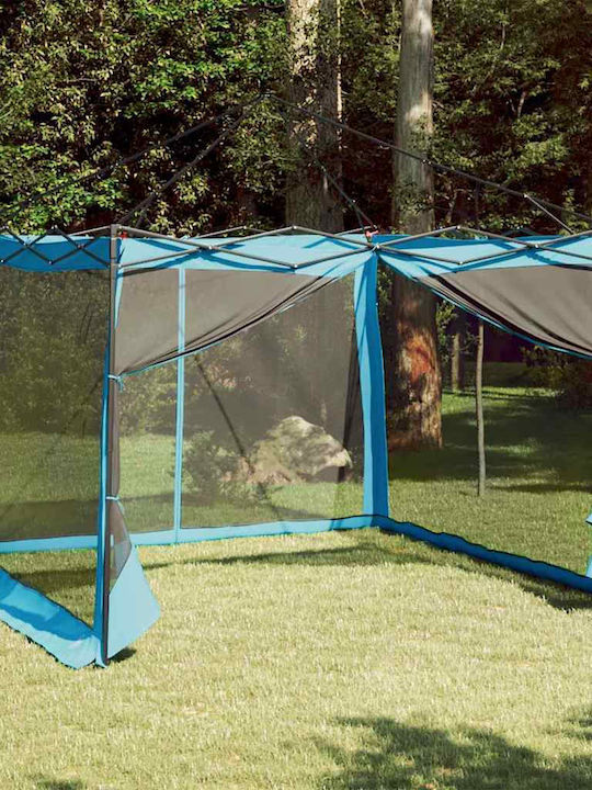 vidaXL Zelt Terrasse Blau 3.03x3.03m