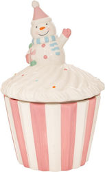 Iliadis Cupcake Μπισκοτιέρα με Χιονάνθρωπο