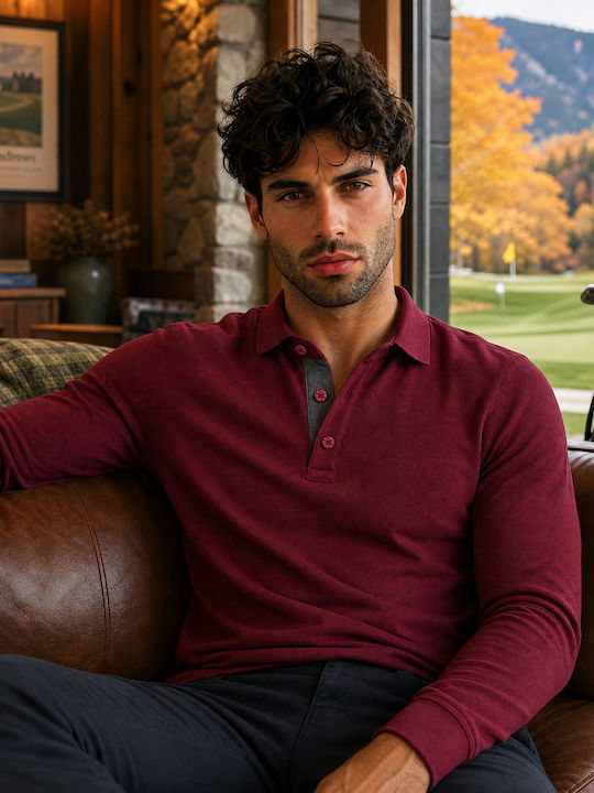 Gandy Polo Μπλούζα Μπορντό