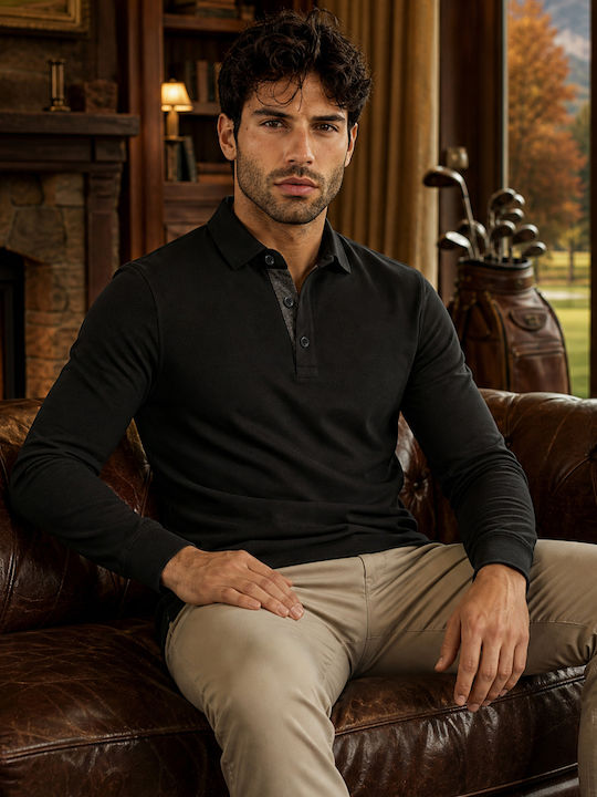 Gandy Polo Μπλούζα Μαύρη