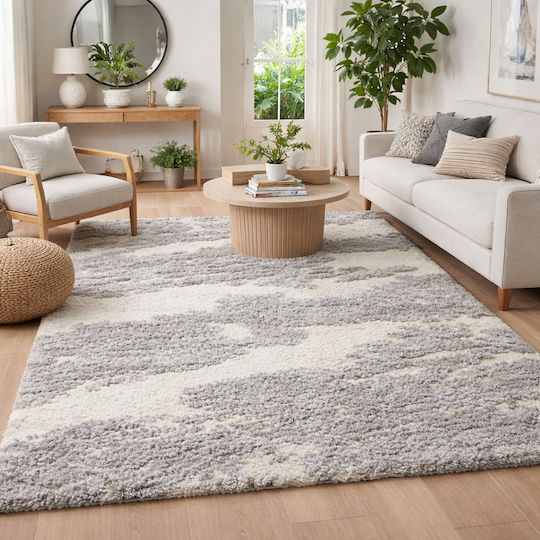 Saray Home Moroccan 235x290cm Shaggy Κρεμ