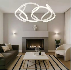 White Ceiling Light LED 3 Colours 30x30x90cm