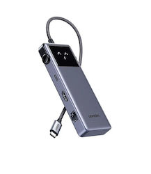 Ugreen CM888 USB-C Докинг станция с HDMI 4K PD Ethernet