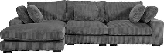 Cranfield Ecke 313x169x80cm. Gray Striped