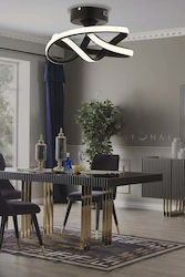 SteweHome LED Ceiling Light Gold 20x25x20cm