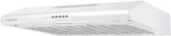 Muhler AMK-655C-W-S2 Standard Vent Hood 59.5cm White