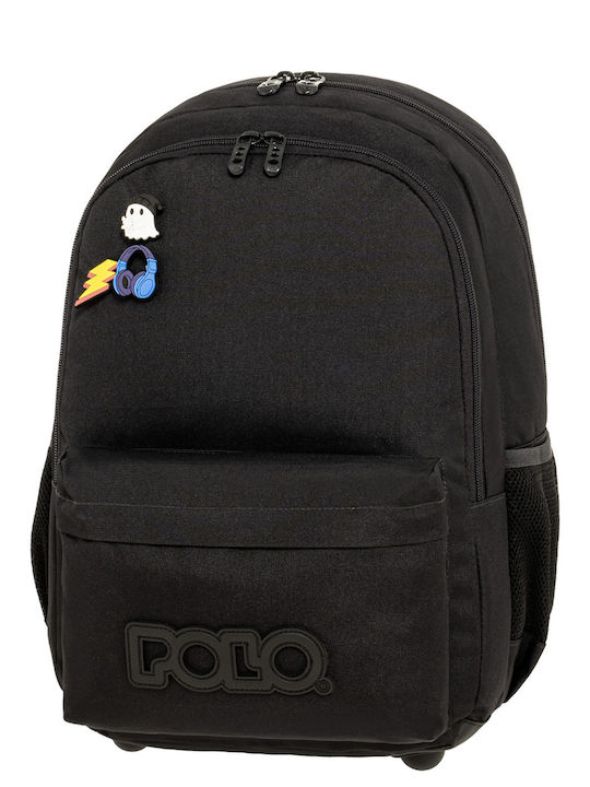 Polo Pins Πλάτης Μαύρη