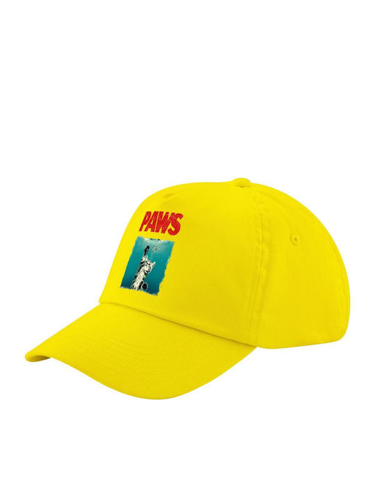 Koupakoupa Παιδικό Καπέλο Jockey Paws Κίτρινο