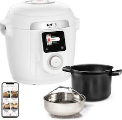 Tefal Cook4me Wifi Мултикукър 1600W с Капацитет 6lt Бял