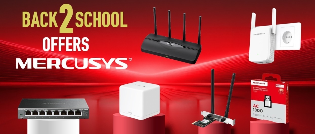 Back 2 School Mercusys Προσφορές!