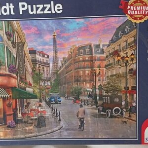 Street to The Eiffel Tower Puzzle 2D 1000pcs 58387