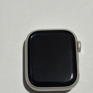 Apple Watch Series 7 Aluminium 41mm Αδιάβροχο με Παλμογράφο (Starlight)