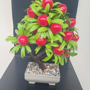 Artificial Plant Decoration Pomegranate 18 X 24 Cm