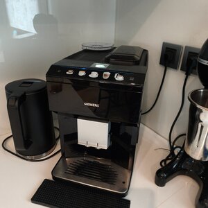 Siemens Eq.500 Αυτόματη Μηχανή Espresso 1500W Πίεσης 15bar για Cappuccino με Μύλο Άλεσης Μαύρη