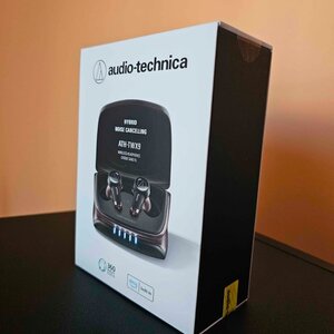 Audio Technica ATH-TWX9 In-ear Bluetooth Handsfree Earphones with Sweat Resistance and Charging Case Black