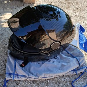 Shark Spartan Carbon Skin 1.2 Carbon/Black/Anthracite Κράνος Μηχανής Full Face ECE 22.05 1290gr με Pinlock και Sunvisor HE3400DKA