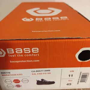 Base B0677 Marathon Αδιάβροχο Παπούτσι Ασφαλείας Μαύρο S3 με Πιστοποίηση SRC