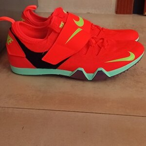 Nike Pole Vault Elite FZ9649-600 Ανδρικά Αθλητικά Παπούτσια Spikes Bright Crimson / Lime Blast / Mint Foam / Washed Coral