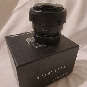 TTArtisan Crop Camera Lens 35mm f/1.8 Fixed for Sony E Mount Black